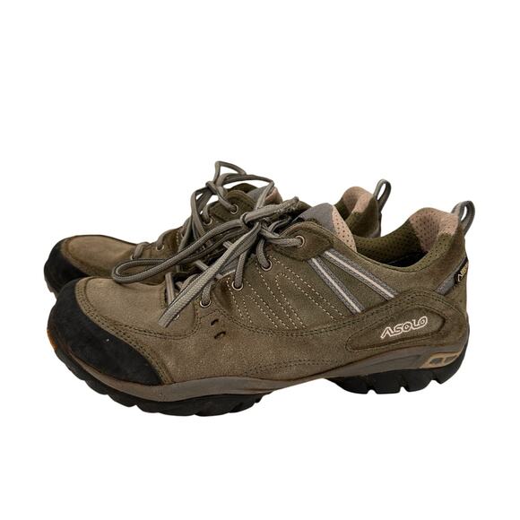 Asolo Lady's Vibram Leather Outlaw GV Low Top Hiking Trail Shoes Size 6.5 - Picture 2 of 8